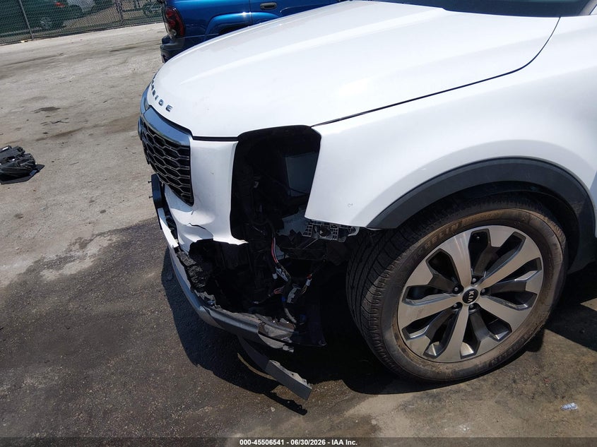 2021 Kia Telluride VIN 5XYP6DHC4MG139289 IAAI salvage auction — FRONT END, Salvage Title, sold $4,650 on 2026-07-23 (photo 6)
