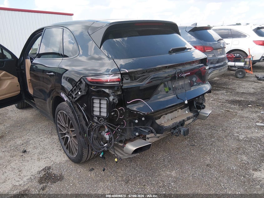 2020 Porsche Cayenne VIN WP1AA2AY5LDA09676 IAAI salvage auction — REAR END, Clear (Oklahoma), sold $19,600 on 2026-08-25 (photo 6)