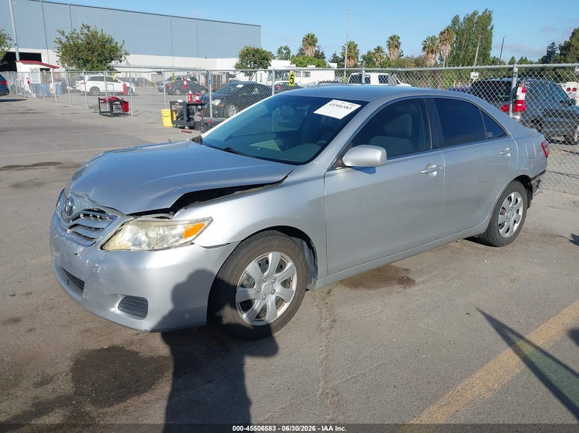 2011 Toyota Camry VIN JTNBF3EK8B3005947 IAAI salvage auction — FRONT & REAR, Salvage (California), sold $1,650 on 2026-07-27 (photo 2)