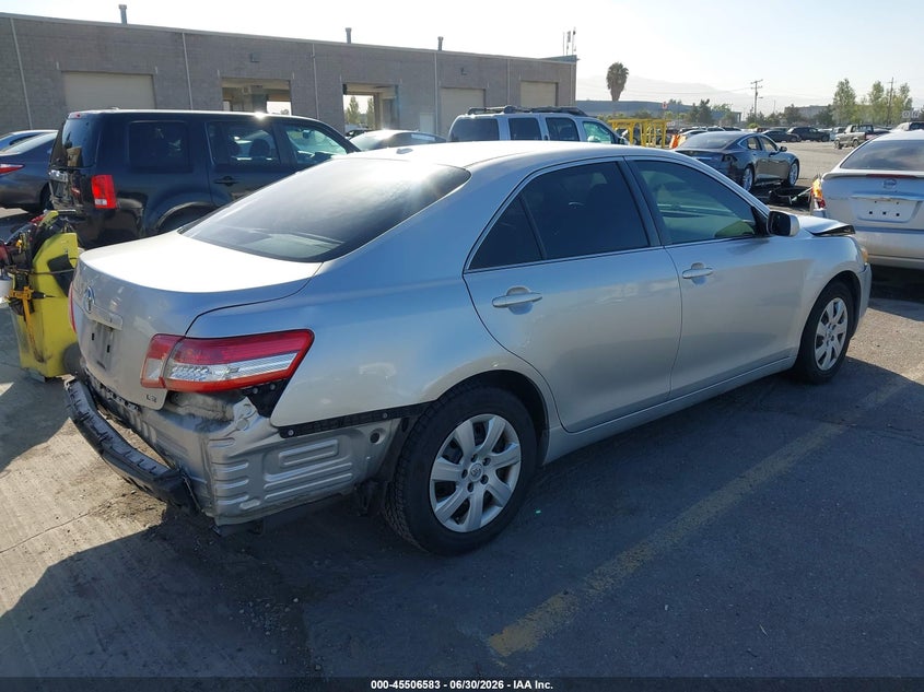 2011 Toyota Camry VIN JTNBF3EK8B3005947 IAAI salvage auction — FRONT & REAR, Salvage (California), sold $1,650 on 2026-07-27 (photo 4)