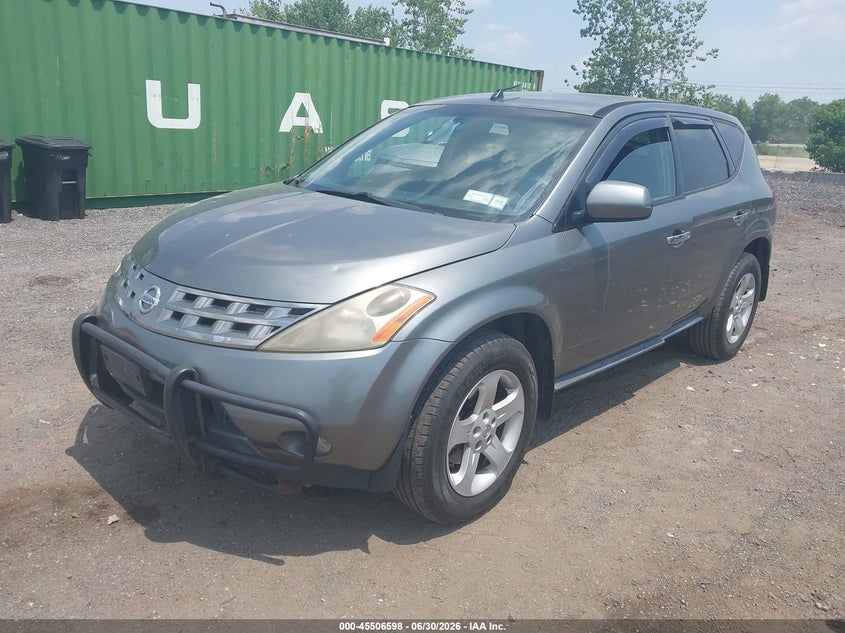 2005 Nissan Murano VIN JN8AZ08W85W441841 IAAI salvage auction — FRONT END, Clear (New York), sold $800 on 2026-07-28 (photo 2)