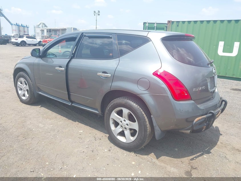 2005 Nissan Murano VIN JN8AZ08W85W441841 IAAI salvage auction — FRONT END, Clear (New York), sold $800 on 2026-07-28 (photo 3)