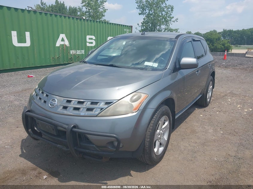 2005 Nissan Murano VIN JN8AZ08W85W441841 IAAI salvage auction — FRONT END, Clear (New York), sold $800 on 2026-07-28 (photo 6)
