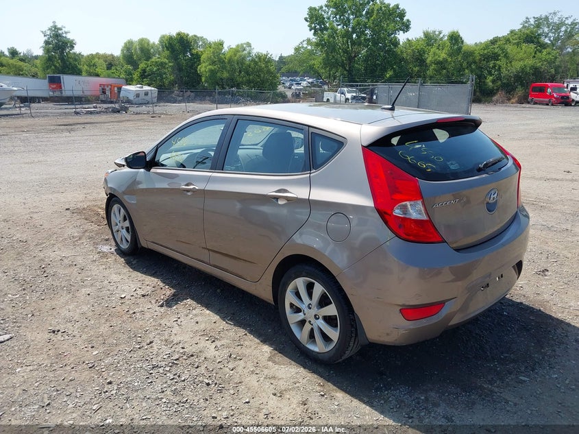 2014 Hyundai Accent VIN KMHCU5AE4EU182838 IAAI salvage auction — FRONT END, Clear (Virginia), sold $375 on 2026-07-28 (photo 3)