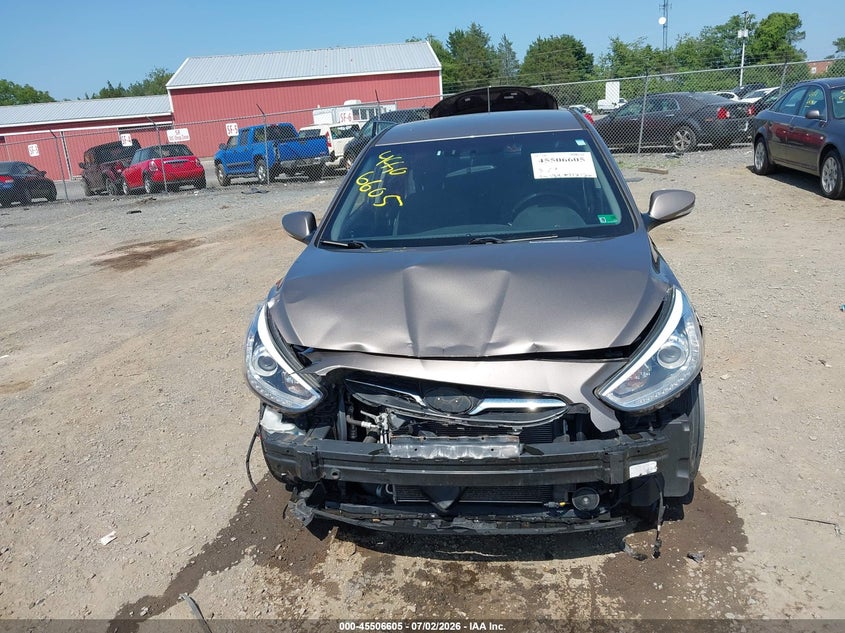 2014 Hyundai Accent VIN KMHCU5AE4EU182838 IAAI salvage auction — FRONT END, Clear (Virginia), sold $375 on 2026-07-28 (photo 6)