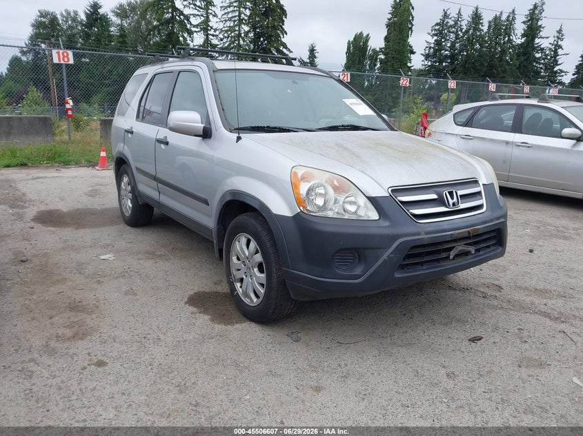 2006 Honda Cr-v VIN JHLRD78876C009786 IAAI salvage auction — NORMAL WEAR, Clear (Washington), sold $2,100 on 2026-07-08 (photo 1)