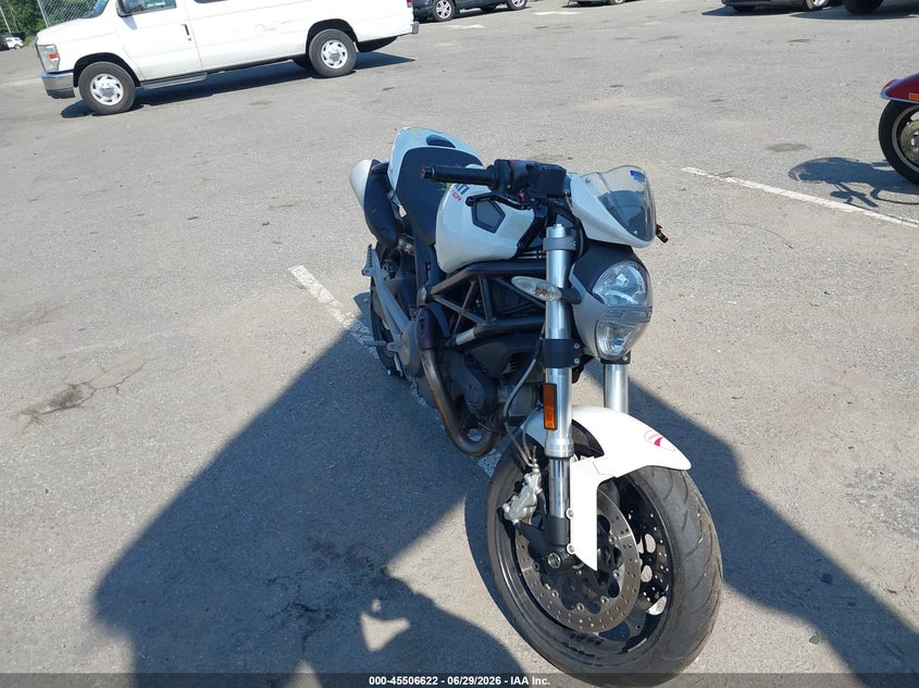 2012 Ducati Monster VIN ZDM1RADN1CB056807 — IAAI salvage auction photo