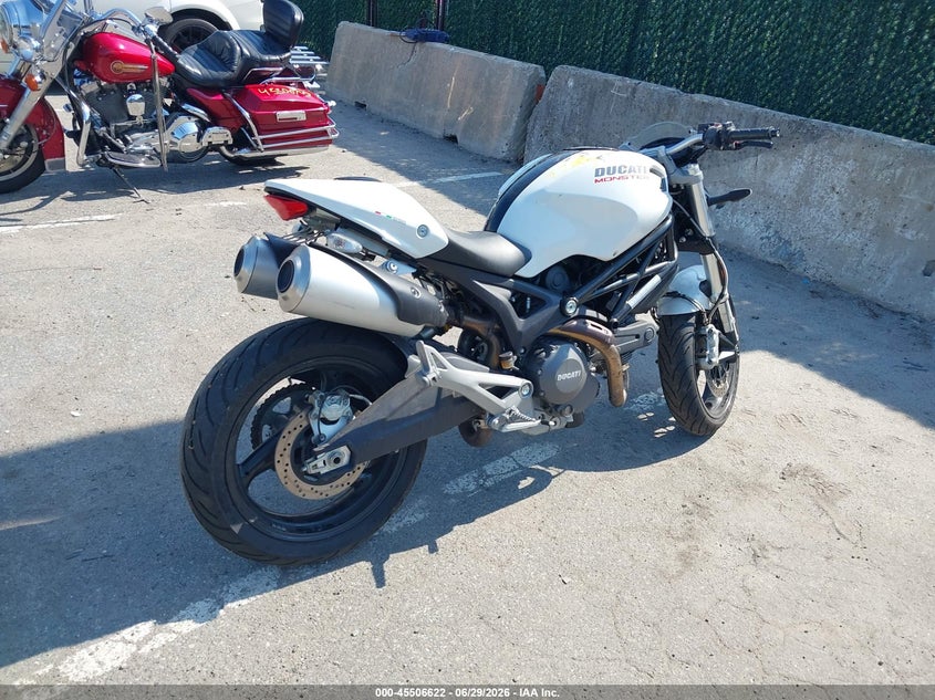 2012 Ducati Monster VIN ZDM1RADN1CB056807 IAAI salvage auction — UNKNOWN, Mv-907A (New York), sold $750 on 2026-07-07 (photo 4)