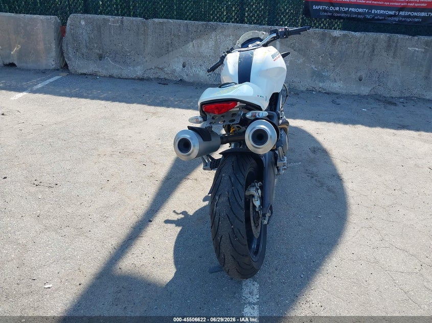 2012 Ducati Monster VIN ZDM1RADN1CB056807 IAAI salvage auction — UNKNOWN, Mv-907A (New York), sold $750 on 2026-07-07 (photo 6)