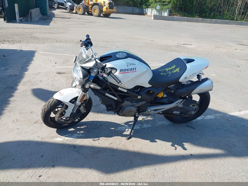 2012 Ducati Monster VIN ZDM1RADN1CB056807 IAAI salvage auction — UNKNOWN, Mv-907A (New York), sold $750 on 2026-07-07 (photo 9)
