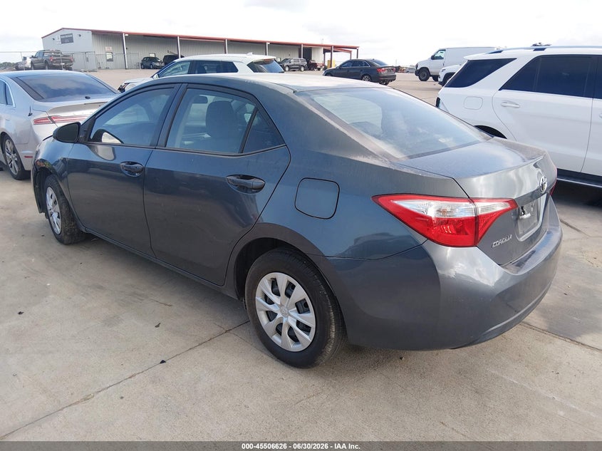 2015 Toyota Corolla VIN 5YFBURHEXFP237207 IAAI salvage auction — FRONT END, Salvage (Texas), sold $2,450 on 2026-07-10 (photo 3)