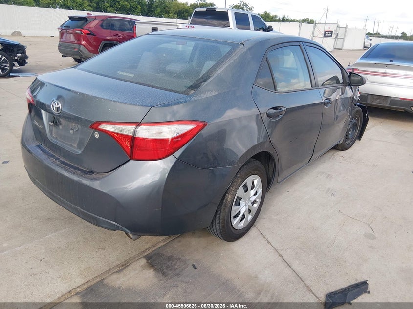 2015 Toyota Corolla VIN 5YFBURHEXFP237207 IAAI salvage auction — FRONT END, Salvage (Texas), sold $2,450 on 2026-07-10 (photo 4)