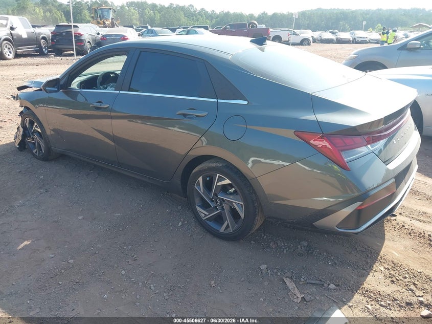 2025 Hyundai Elantra VIN KMHLS4DG1SU937436 IAAI salvage auction — FRONT END, Salvage (Alabama), sold $5,700 on 2026-08-01 (photo 3)