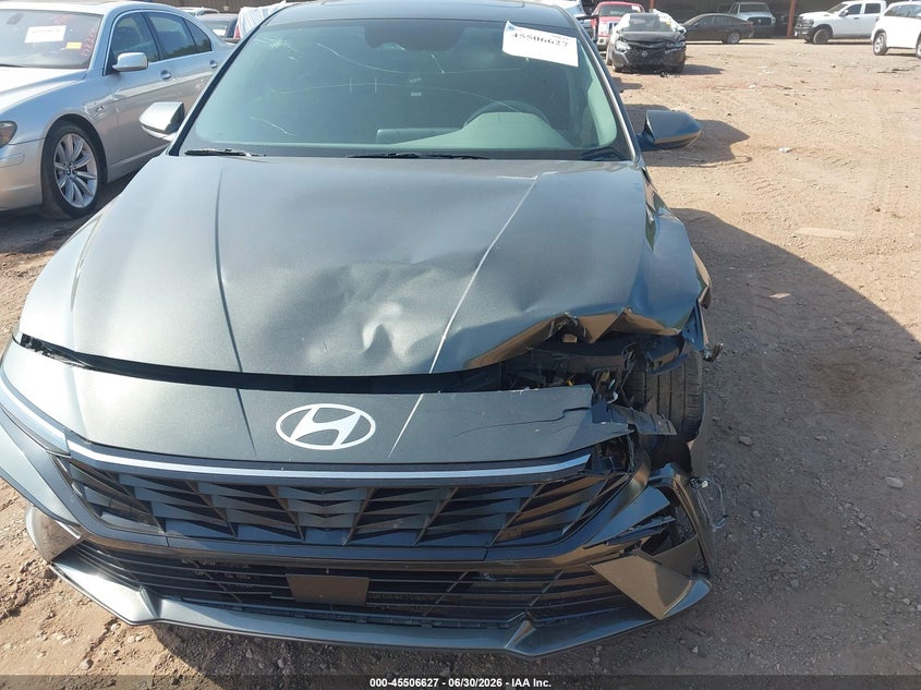 2025 Hyundai Elantra VIN KMHLS4DG1SU937436 IAAI salvage auction — FRONT END, Salvage (Alabama), sold $5,700 on 2026-08-01 (photo 6)