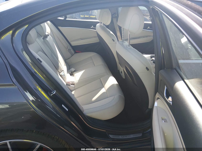 2025 Genesis G70 VIN KMTG34SC9SU155731 IAAI salvage auction — SIDE, Enterprise Vehicles Clear Only (Florida), sold $17,100 on 2026-07-06 (photo 8)