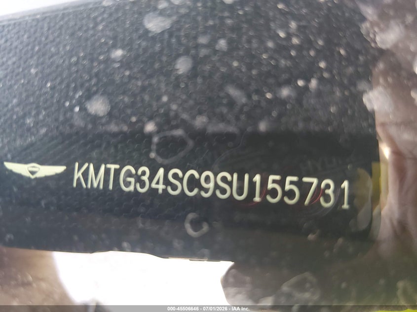 2025 Genesis G70 VIN KMTG34SC9SU155731 IAAI salvage auction — SIDE, Enterprise Vehicles Clear Only (Florida), sold $17,100 on 2026-07-06 (photo 9)