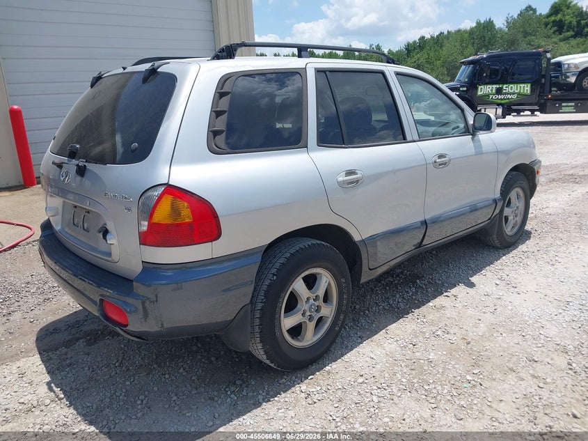 2003 Hyundai Santa fe VIN KM8SC13D83U437175 IAAI salvage auction — LEFT FRONT, Salvage (Alabama), sold $225 on 2026-07-29 (photo 4)