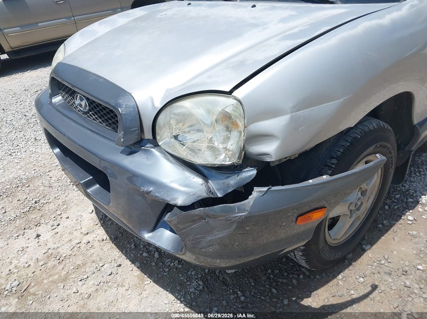 2003 Hyundai Santa fe VIN KM8SC13D83U437175 IAAI salvage auction — LEFT FRONT, Salvage (Alabama), sold $225 on 2026-07-29 (photo 6)