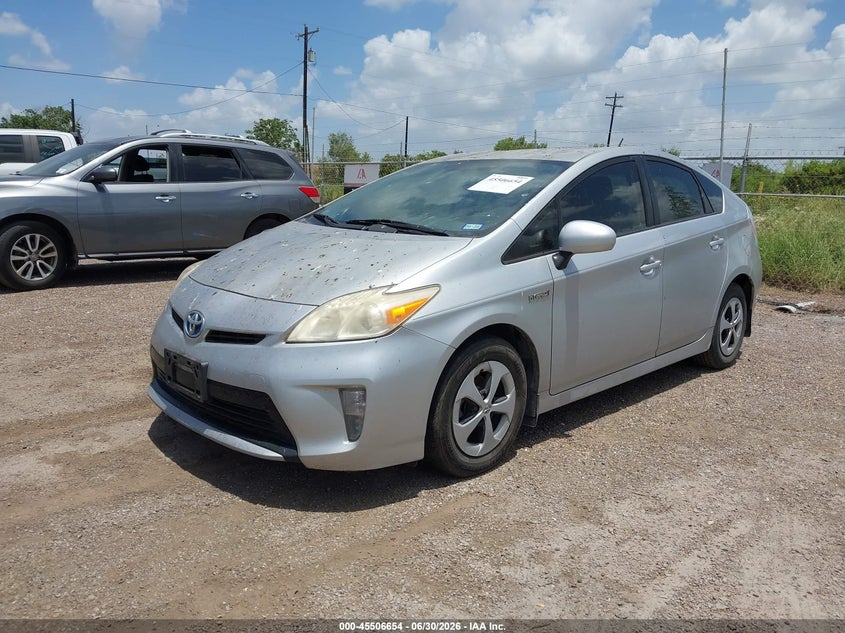 2012 Toyota Prius VIN JTDKN3DU2C1545172 IAAI salvage auction — NORMAL WEAR, Clear (Tennessee), sold $2,450 on 2026-07-28 (photo 2)