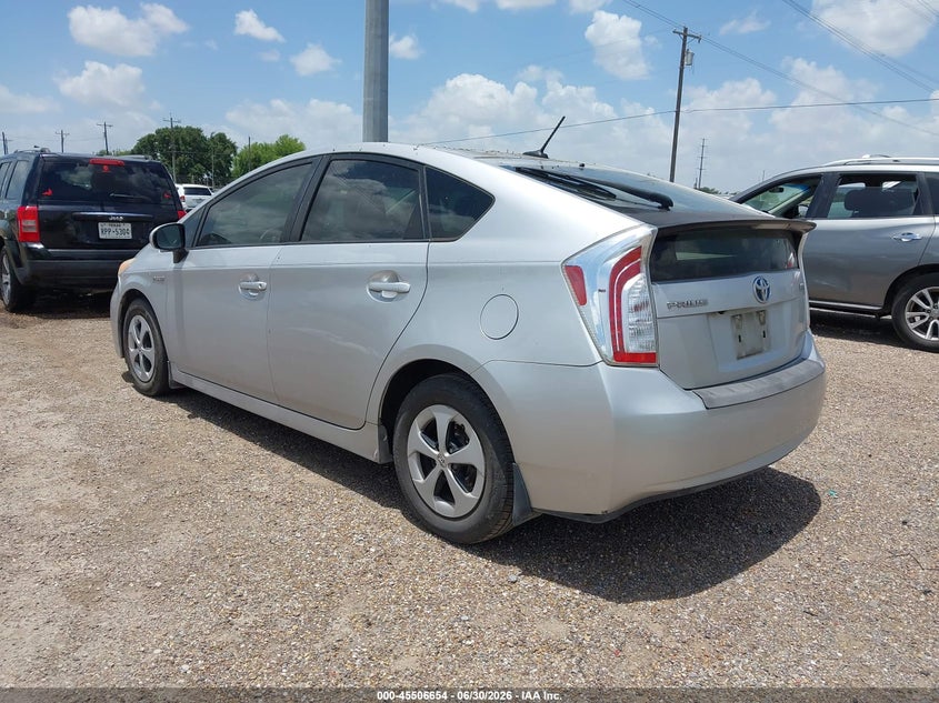2012 Toyota Prius VIN JTDKN3DU2C1545172 IAAI salvage auction — NORMAL WEAR, Clear (Tennessee), sold $2,450 on 2026-07-28 (photo 3)