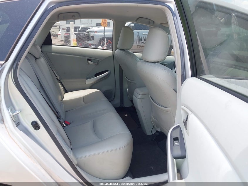 2012 Toyota Prius VIN JTDKN3DU2C1545172 IAAI salvage auction — NORMAL WEAR, Clear (Tennessee), sold $2,450 on 2026-07-28 (photo 8)