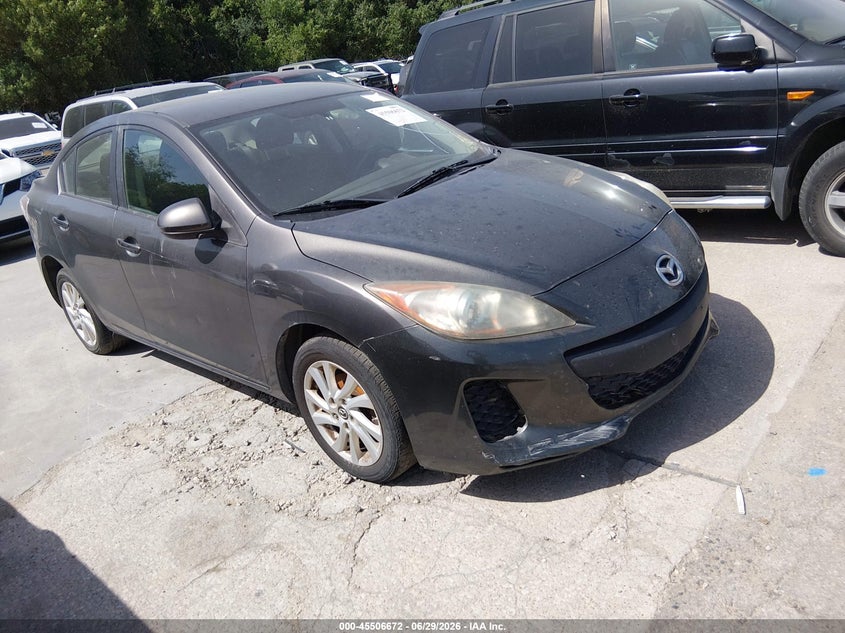 2013 Mazda 3 VIN JM1BL1VP8D1738978 IAAI salvage auction — NORMAL WEAR, Original (Texas), sold $750 on 2026-07-06 (photo 1)