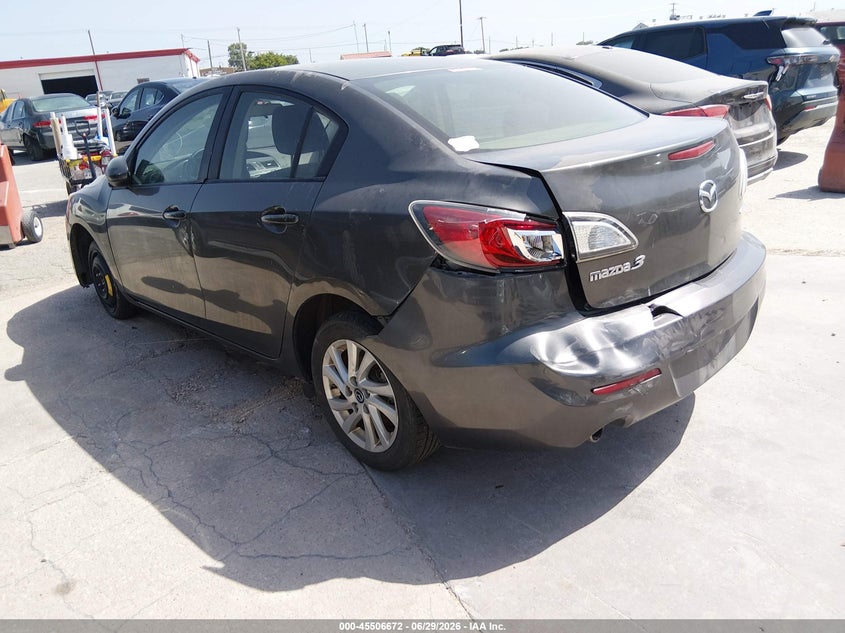 2013 Mazda 3 VIN JM1BL1VP8D1738978 IAAI salvage auction — NORMAL WEAR, Original (Texas), sold $750 on 2026-07-06 (photo 3)