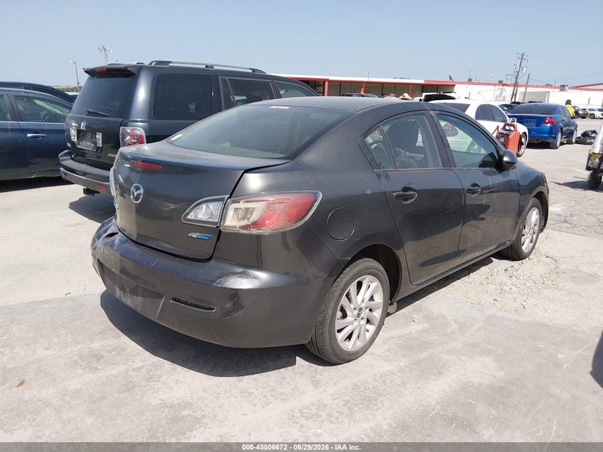 2013 Mazda 3 VIN JM1BL1VP8D1738978 IAAI salvage auction — NORMAL WEAR, Original (Texas), sold $750 on 2026-07-06 (photo 4)