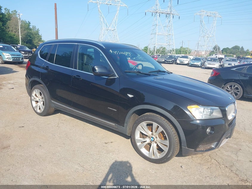 2013 BMW X3 VIN 5UXWX7C53DL980218 IAAI salvage auction — NORMAL WEAR, Clear (Pennsylvania), sold $550 on 2026-07-31 (photo 1)