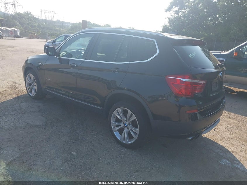 2013 BMW X3 VIN 5UXWX7C53DL980218 IAAI salvage auction — NORMAL WEAR, Clear (Pennsylvania), sold $550 on 2026-07-31 (photo 3)