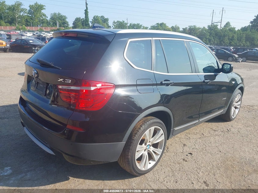 2013 BMW X3 VIN 5UXWX7C53DL980218 IAAI salvage auction — NORMAL WEAR, Clear (Pennsylvania), sold $550 on 2026-07-31 (photo 4)