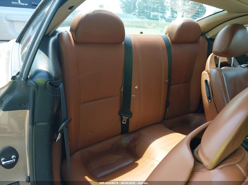 2004 Lexus Sc 430 VIN JTHFN48Y540058526 IAAI salvage auction — FRONT & REAR, Clear (New Jersey), sold $1,500 on 2026-07-27 (photo 8)