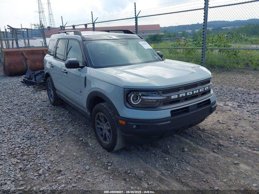 2024 Ford Bronco sport VIN 3FMCR9B6XRRF14777 IAAI salvage auction — REAR END, Salvage Title, sold $7,200 on 2026-08-01 (photo 1)