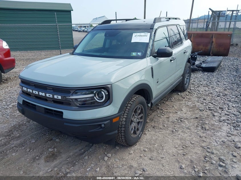 2024 Ford Bronco sport VIN 3FMCR9B6XRRF14777 IAAI salvage auction — REAR END, Salvage Title, sold $7,200 on 2026-08-01 (photo 2)