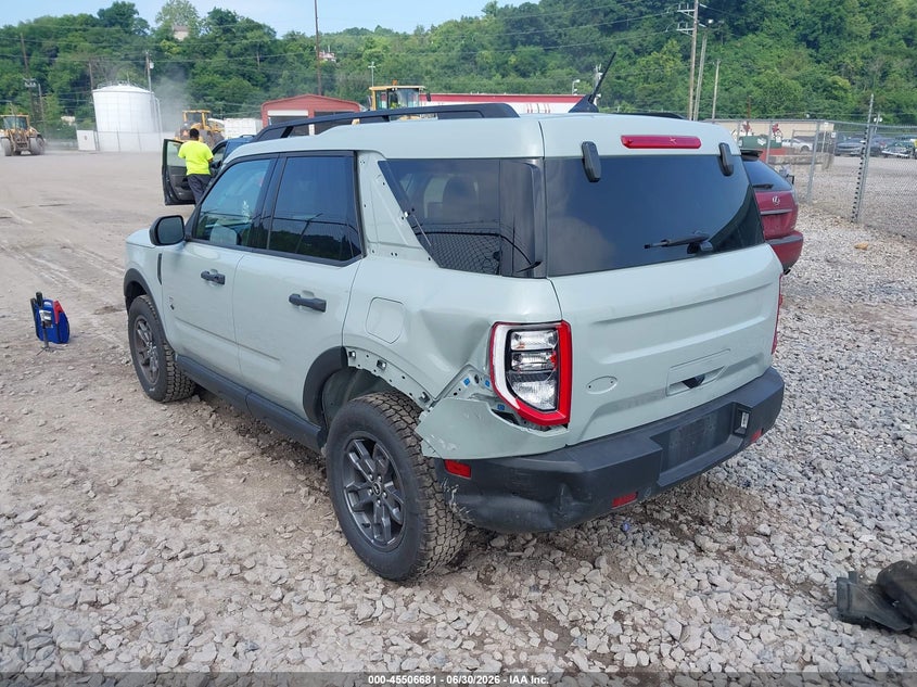 2024 Ford Bronco sport VIN 3FMCR9B6XRRF14777 IAAI salvage auction — REAR END, Salvage Title, sold $7,200 on 2026-08-01 (photo 3)