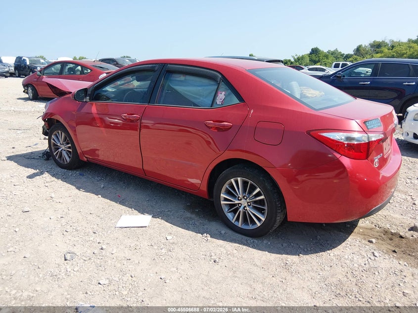 2015 Toyota Corolla VIN 5YFBURHE6FP189530 IAAI salvage auction — FRONT END, Salvage (Tennessee), sold $1,125 on 2026-07-16 (photo 3)