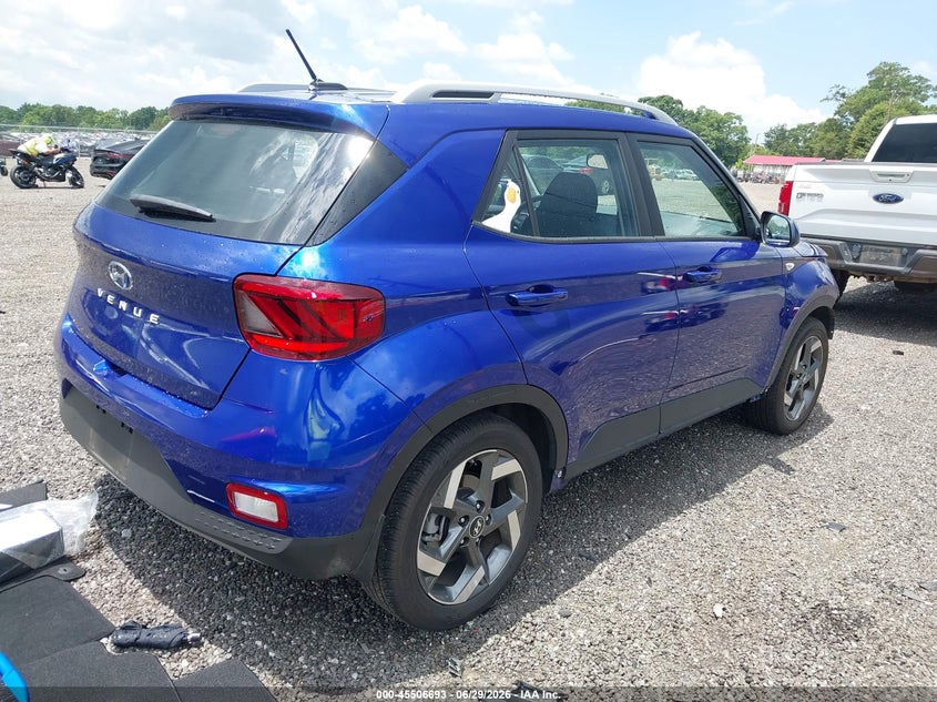 2024 Hyundai Venue VIN KMHRC8A31RU342810 IAAI salvage auction — FRONT END, Salvage Title, sold $4,250 on 2026-07-28 (photo 4)