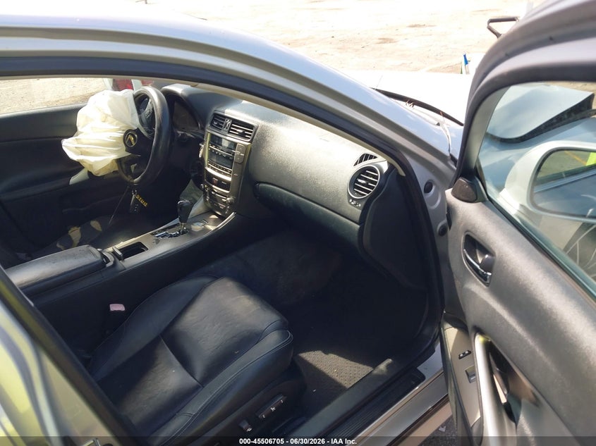 2009 Lexus Is 250 VIN JTHBK262292090498 IAAI salvage auction — FRONT END, Rebuildable (Florida), sold $250 on 2026-07-27 (photo 5)