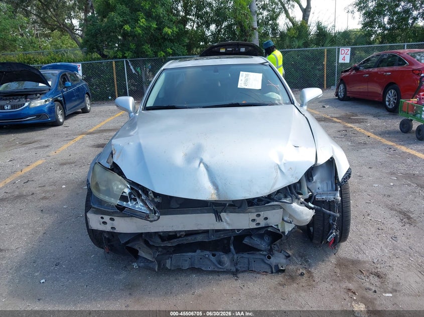 2009 Lexus Is 250 VIN JTHBK262292090498 IAAI salvage auction — FRONT END, Rebuildable (Florida), sold $250 on 2026-07-27 (photo 6)