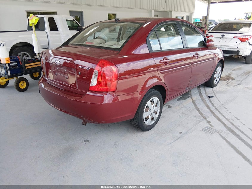 2008 Hyundai Accent VIN KMHCN46C58U275919 IAAI salvage auction — LEFT FRONT, Rebuildable (Florida), sold $675 on 2026-07-29 (photo 4)