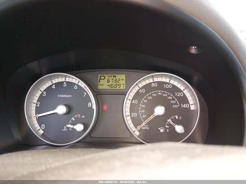 2008 Hyundai Accent VIN KMHCN46C58U275919 IAAI salvage auction — LEFT FRONT, Rebuildable (Florida), sold $675 on 2026-07-29 (photo 7)