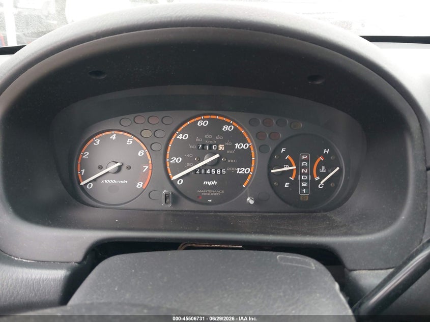 2001 Honda Cr-v VIN JHLRD28401C003059 IAAI salvage auction — NORMAL WEAR, Clear - Dealer Only (California), sold $875 on 2026-07-15 (photo 7)