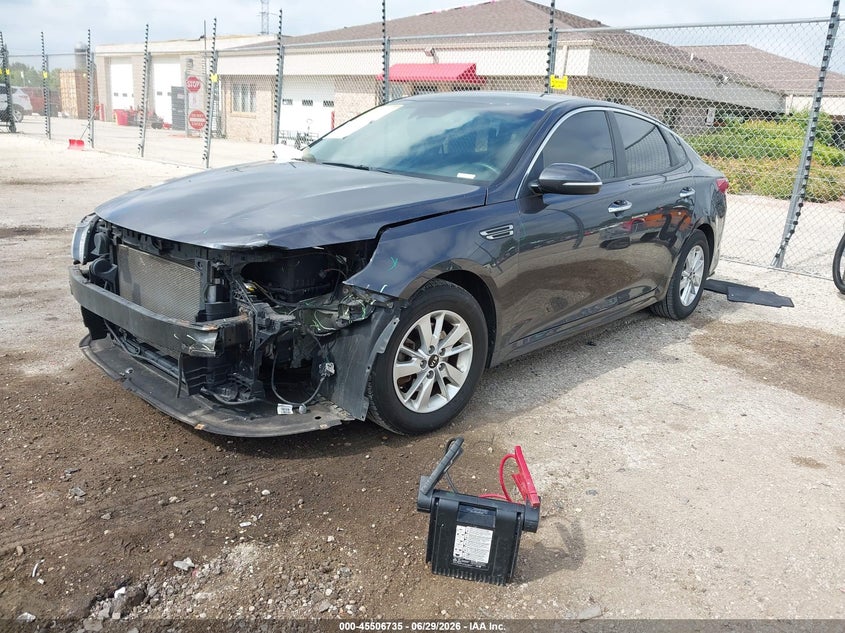 2019 Kia Optima VIN 5XXGT4L39KG279484 IAAI salvage auction — FRONT END, Junk Bill Of Sale Mv2459 (Wisconsin), sold $1,250 on 2026-07-28 (photo 2)