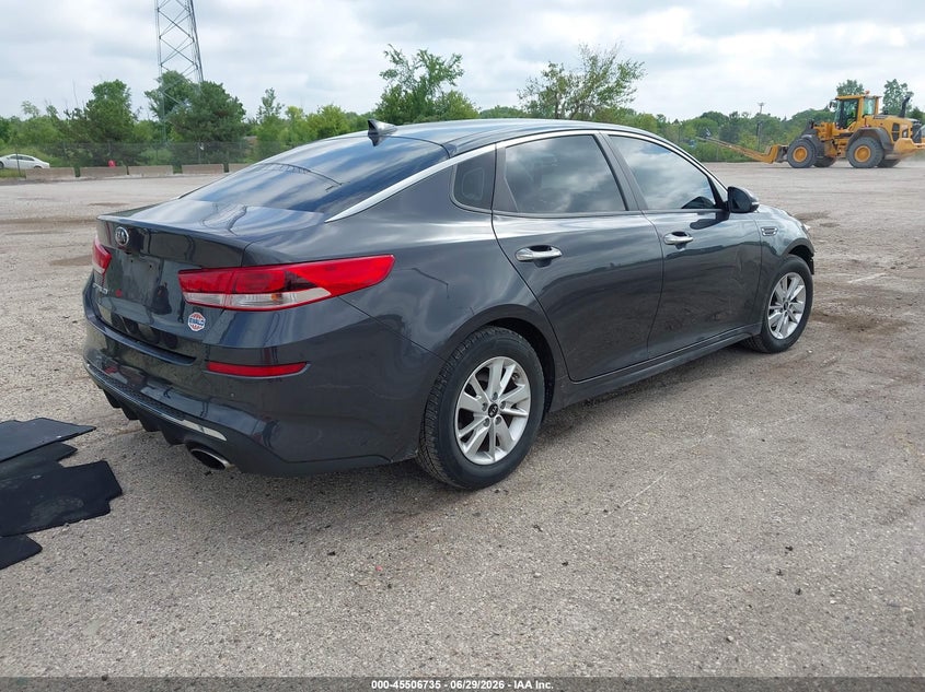 2019 Kia Optima VIN 5XXGT4L39KG279484 IAAI salvage auction — FRONT END, Junk Bill Of Sale Mv2459 (Wisconsin), sold $1,250 on 2026-07-28 (photo 4)