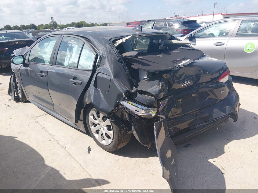 2025 Toyota Corolla VIN 5YFB4MDE9SP265180 IAAI salvage auction — FRONT & REAR, Non-Repairable (Tennessee), sold $525 on 2026-07-29 (photo 3)