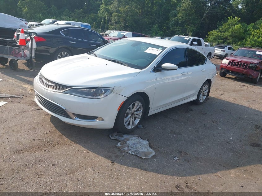 2015 Chrysler 200 VIN 1C3CCCAB0FN569131 IAAI salvage auction — SIDE, Salvage Title, sold $625 on 2026-07-24 (photo 2)
