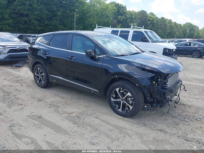 2025 Kia Sportage VIN 5XYK33DF9SG237518 IAAI salvage auction — FRONT END, Salvage (Georgia), sold $8,300 on 2026-07-30 (photo 1)