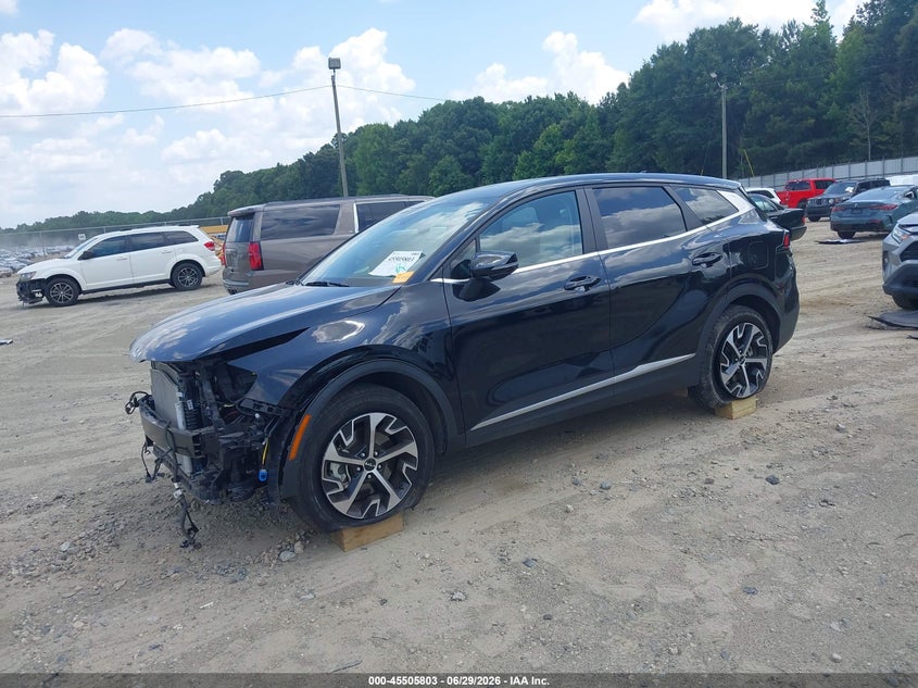 2025 Kia Sportage VIN 5XYK33DF9SG237518 IAAI salvage auction — FRONT END, Salvage (Georgia), sold $8,300 on 2026-07-30 (photo 2)