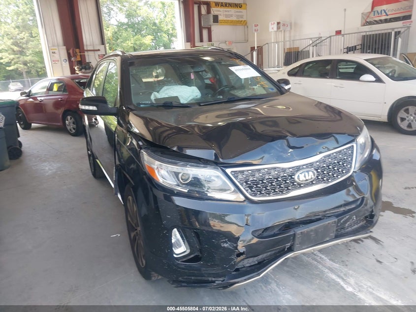 2014 Kia Sorento VIN 5XYKW4A70EG513924 IAAI salvage auction — FRONT END, Clear (Virginia), sold $1,650 on 2026-07-16 (photo 6)