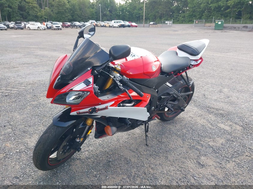2008 Yamaha Yzfr6 VIN JYARJ16E18A007814 IAAI salvage auction — ROLLOVER, Salvage - Greater Than 75% (Maryland), sold $675 on 2026-07-22 (photo 2)